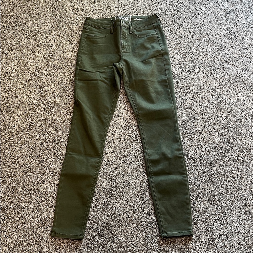 So Green Skinny Jeggings